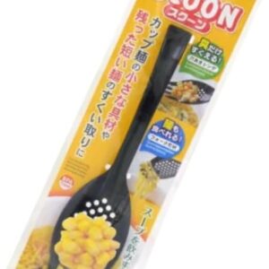 [0285] Ramen Fork, Ramen Soup From Hole, Slotted Spoon, Ragalus, Ramen, Yudofu, Made in Japan, Black