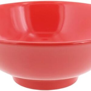 EAST Table 212-073 Ramen Donburi, Red, Diameter 7.8 x Height 3.1 inches (19.8 x 7.9 cm), 32.7 fl oz (1070 cc), Anti-Highground, Made in Japan, Microwave Safe, Dishwasher Safe