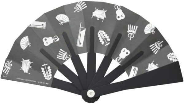 Irodori Paper Sumo Paper Fan, Fashionable, Summer Fan, Economic, Petite Gift, Souvenir, Present, Sumo Wrestling, Cute, Made in Japan - Image 2