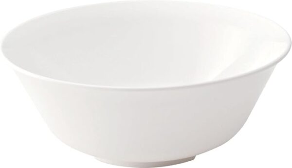Entec Ramen Bowl, Resin, φ191 x H73mm, Made in Japan, Tsubame-Sanjo, White, 320105