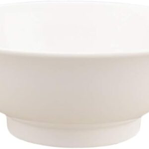 Outlet White Dish Small Noodles Bowl preplanned 650cc Made in Japan Ramen Pot Mino Burn Ceramic Industrial and