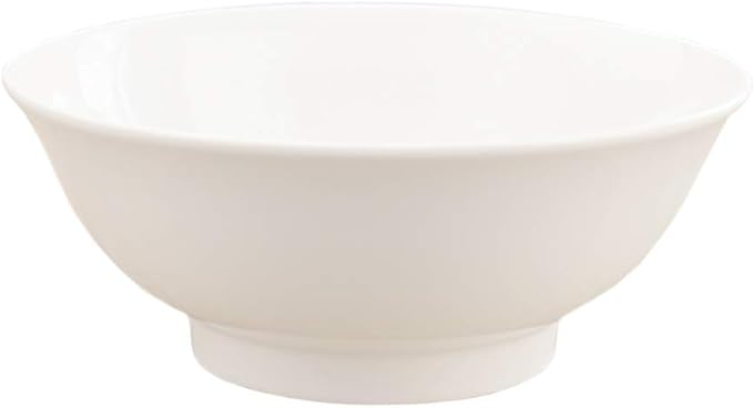 Outlet White Dish Small Noodles Bowl preplanned 650cc Made in Japan Ramen Pot Mino Burn Ceramic Industrial and