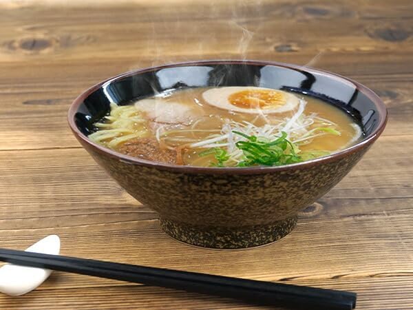 K's Kitchen Outlet Donburi 33.4 fl oz (950 cc) Buckwheat Bowl with Soba Udon, Regular Size, Ramen, Pot, Black, Stylish, Made in Japan, Mino Ware, Rice Bowl, Japanese Cutlery, Classic, Commercial Use - Image 4