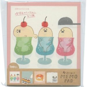 Nubutsu Kobo LM217 Sweets Memo Pad 100 Sheets (Coffee House) Cute