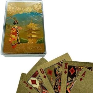 Maiko Mt. Fuji Golden Playing Cards Celebrity Playing Cards Japanese Tourism Playing Cards Maiko Fuji Five Storied Pagodas Cards Lucky Lucky Money Luck Fun Playing Cards Japanese Souvenir Homestay