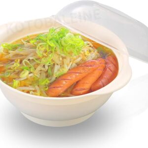 [Made in Japan] Microwave Ramen Container, Ramen Maker, Noodle Maker, Time-saving Cooker, Convenient Goods, Living Alone, Easy, No Pot Required, Compact