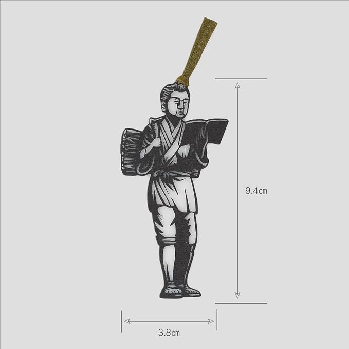 KAIUN-DO Bookmark with "Saigo Takamori" Motif Bookmark Funny Present Japanese Traditional Culture Japanese Souvenir Delight - Image 2