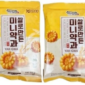 Minnie Yakka Made with Rice, 4.2 oz (120 g) x 2 Bag Set, Korean Food, Korean Food, Korean Food, Mini Medicine, Minnie Medicine, Korean Traditional Confectionery, Mini Yakka (Medicated)