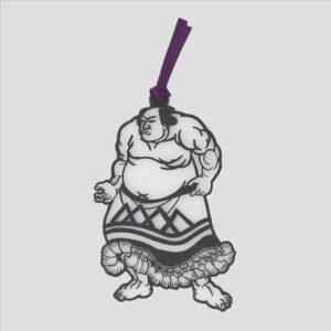 KAIUN-DO Bookmark, Bookmark Bookmark with Sumo Motif Bookmark, Funny Gift, Japanese Traditional Culture, Japanese Souvenir, Sumo Wrestler