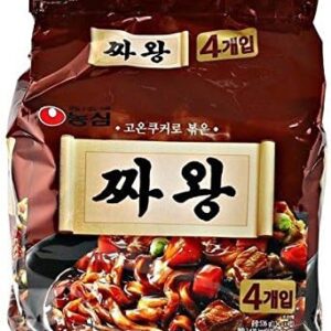 Nongshim "Cha Wang" Chawang ◆ [Pack of 4] Jar Noodles Korean Ramen [Korean Food]