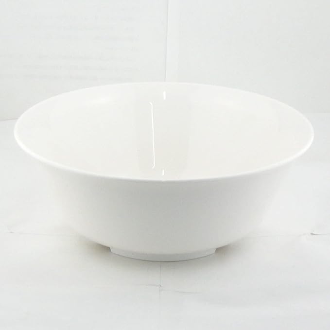 Nagao 1717W Unbreakable Tableware, Light Ramen Donburi, 7.5 inches (19 cm), 46.1 fl oz (1170 ml), White, Dishwasher Safe, Microwave Safe, Made in Japan - Image 2