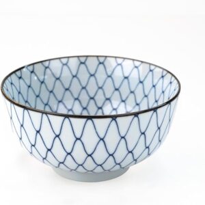 K's Kitchen Small Rice Bowl, 650 cc, 5.5 inches (14.1 cm), Small Donburi Ochazuke Bowl, 9 Patterns to Choose from, Small, Rice Bowl, Fashionable, Japanese Pattern, Made in Japan, Mino Waki, Mini Udon,