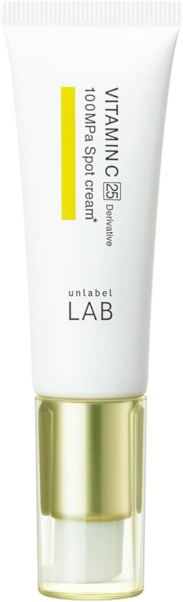 Unlabel Lab V Penetrating Spot Cream, 0.7 oz (20 g), Made in Japan, Basic Cosmetics, Skin Care, 100MPa, Vitamin C Derivative, Pore Care, Moisturizing, Ascorbyl Tetrahexyldecanoate
