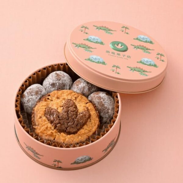 [Katsuyama Stego Can] Eiheiji Kyumi Fukui Dinosaur Pastry Shop Chocolat Dinosaur Saber Trois Sablé Cute - Image 2