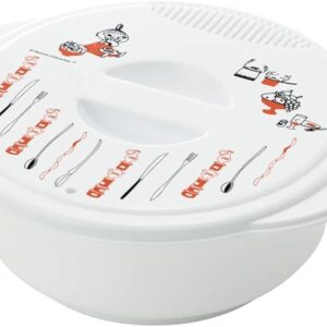 Skater UDR1N Microwave Cooking Utensils, Instant Ramen Maker, Moomin, Kitchen, 3.2 gal (1.2 L)