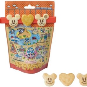 Rice crackers with clips, Mickey Mouse and Minnie Mouse [Tokyo Disney Resort exclusive]