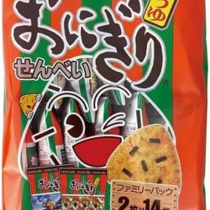 Masya Rice Ball Rice Cracker Family Pack, 2 Sheets x 14 Bags