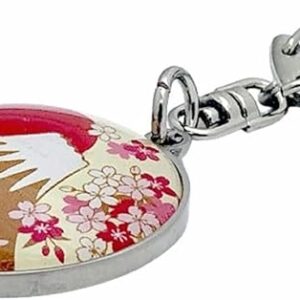 Mt. Fuji & Cherry Blossom Lucky Lucky Lucky Mt. Fuji Cherry Blossom Lucky Charm Funny Japanese Souvenir Homestay Souvenir Japan Souvenir Japan Souvenir Made in Japan, red