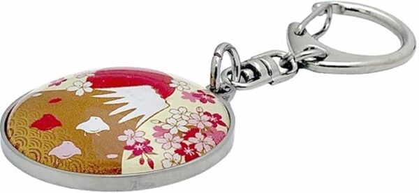 Mt. Fuji & Cherry Blossom Lucky Lucky Lucky Mt. Fuji Cherry Blossom Lucky Charm Funny Japanese Souvenir Homestay Souvenir Japan Souvenir Japan Souvenir Made in Japan, red