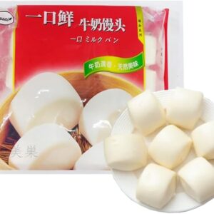 Frozen Foods Chinese Japanese sweets Sinen Milk Japanese sweets Tomomori Bite Fresh Milk Flavor Small Bun Milk Flavored Small Japanese sweets No Bean Milk Bread Milk Bread Chinese Steamed Food Frozen Food (16 Pieces of Tomomori