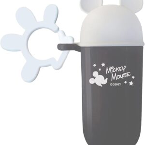 Nishiki Kasei Candy Case, Snack Case, Slim, Mickey Mouse, 3.0 x 1.8 x 5.5 inches (7.5 x 4.5 x 14 cm)