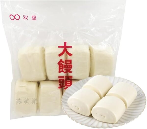 Choose from Chinese Bun Futaba Daibun, Futaba Ohanamaki, Mantou, Chinese Steamed Bun, Traditional Chinese Flavor, Frozen Food (8 Futaba Buns, 1 Piece)
