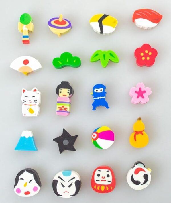 The Access Eraser Set, Japan Collection, Souvenir - Image 2