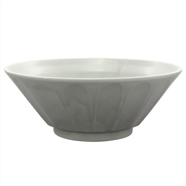 Mino Ware 131-1315 Gray Matte Glaze Ramen Bowl Udon Buckwheat Noodle Diameter 7.7 x Height 7.5 cm Diameter 19.5 x Height 7.5 cm Microwave Dishwasher Safe Simple Gray Made in Japan
