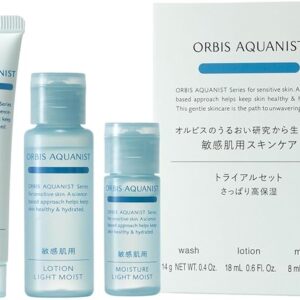 ORBIS Orbis Aquanist Trial Set, Approx. 1 Week Work, LM (Refreshing and Highly Moisturizing Type), Facial Wash 0.5 oz (14 g), Lotion 0.7 fl oz (18 ml) & Milky Lotion 0.2 fl oz (8 ml)