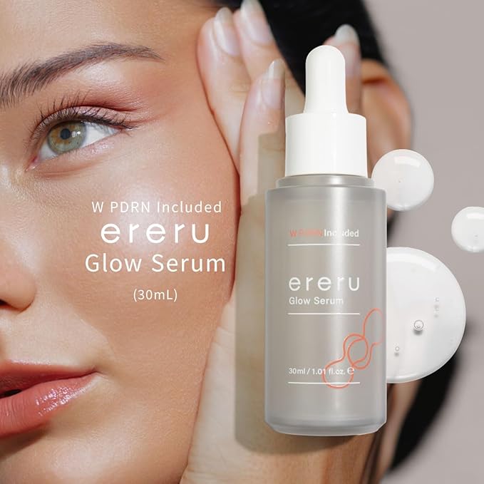 Ereru WPDRN Grow Serum, 1.0 fl oz (30 ml) PDRN Double Formulated Essence, Moisturizing, Niacinamide, Panthenol, Hyaluronic Acid, Collagen, Made in Japan (Set of 3) - Image 2