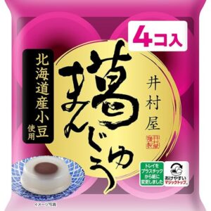 Imuraya Kuzu Japanese sweets in Bags, 2.2 oz (64 g) x 4 Packs