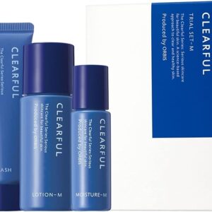 ORBIS Quasi Drug Clearfull 2 Weeks Trial Set Facial Cleansing Foam & Lotion & Moisturizer Moisturizing Medicated Acne Sensitive Skin Care Facial Cleanser 20g & Lotion 40ml & Moisture 14g