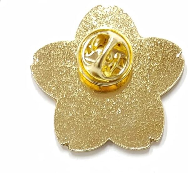 Mt. Fuji and Cherry Blossoms Pin Badge - Image 2