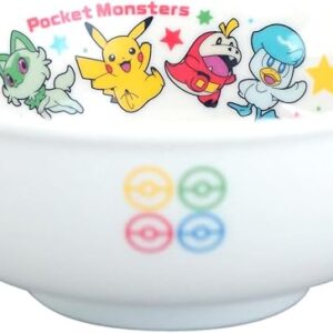 Kaneshotouki 144144 "Pokemon Ramen Rice Bowl" Children's Dishes, Dishwasher Safe, Microwave Safe, Tableware, Goods, 5.7 inches (14.5 cm), Made in Japan
