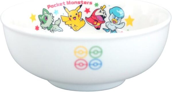 Kaneshotouki 144144 "Pokemon Ramen Rice Bowl" Children's Dishes, Dishwasher Safe, Microwave Safe, Tableware, Goods, 5.7 inches (14.5 cm), Made in Japan