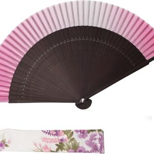 TOuWA Men's Ladies' Fan, Bamboo Ribs, Japanese Pattern, Lightweight, Japanese Souvenirs, Festivals, Fireworks Displays, New Year's Parties, Recitals, Yukata, Kimono, Japanese Accessories, Kabuki