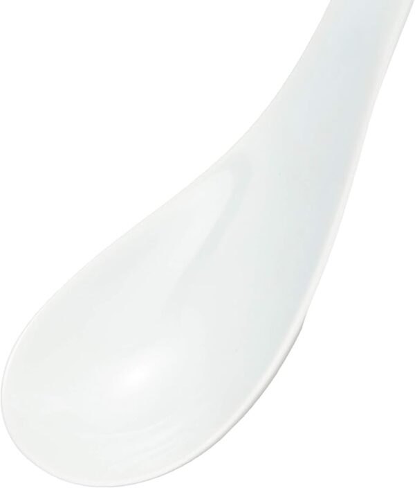 Arita Ware Ojiyama Kiln "Ultimate Renge" Ramen Spoon, Blue and White Porcelain, Approx. 16cm Diameter, Lotus Flower Design, Ceramic, Microwave and Dishwasher Safe, Made in Japan, R2036 - Image 4