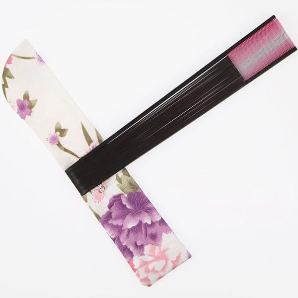 TOuWA Men's Ladies' Fan, Bamboo Ribs, Japanese Pattern, Lightweight, Japanese Souvenirs, Festivals, Fireworks Displays, New Year's Parties, Recitals, Yukata, Kimono, Japanese Accessories, Kabuki - Image 2