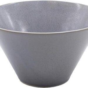 Aito 0517312 Natural Color Donburi Bowl, Plate, Ramen Donburi, Large, Diameter Approximately 6.7 x Depth 3.7 inches (17 x 9.4 cm), Blue Gray, Ash, Mino Ware, Udon, Donburi, Stylish, Dishwasher Safe,