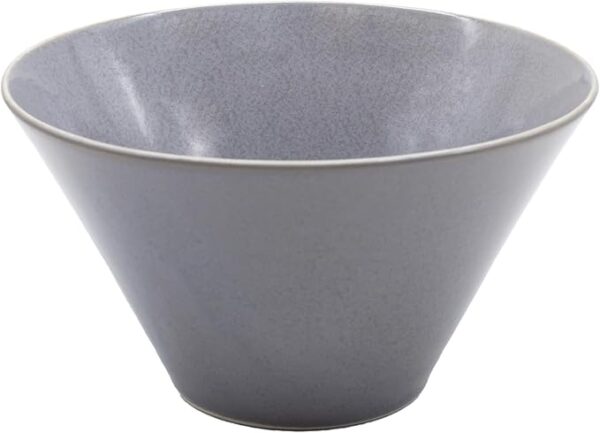 Aito 0517312 Natural Color Donburi Bowl, Plate, Ramen Donburi, Large, Diameter Approximately 6.7 x Depth 3.7 inches (17 x 9.4 cm), Blue Gray, Ash, Mino Ware, Udon, Donburi, Stylish, Dishwasher Safe,
