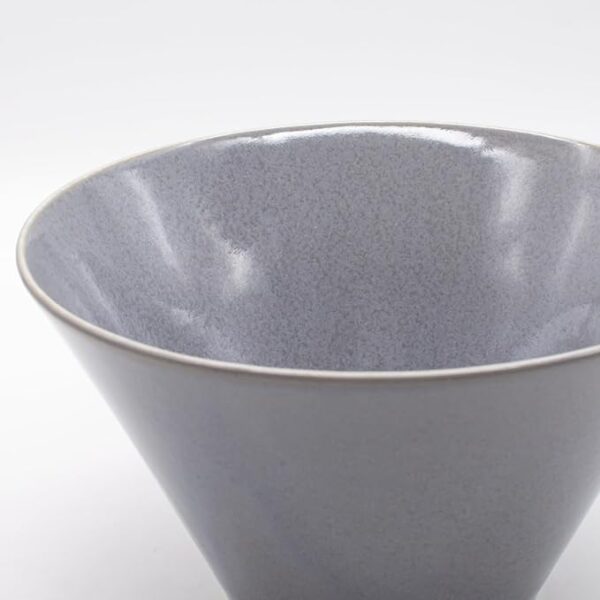Aito 0517312 Natural Color Donburi Bowl, Plate, Ramen Donburi, Large, Diameter Approximately 6.7 x Depth 3.7 inches (17 x 9.4 cm), Blue Gray, Ash, Mino Ware, Udon, Donburi, Stylish, Dishwasher Safe, - Image 4