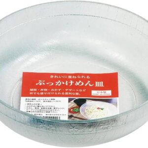Tanaka Chopsticks Shop Bukkake Noodle Plate, Round 7.1 inches (18 cm), Plastic, Chilled Chinese Chilled Ramen, Donburi, Noodle Bowl, Roodle Bowl, Noodle Bowl, Soba, Noodle Plate, Dish, Dish, Dish,