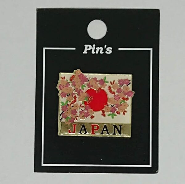 Pin Badge Hinomaru Cherry Blossom - Image 4
