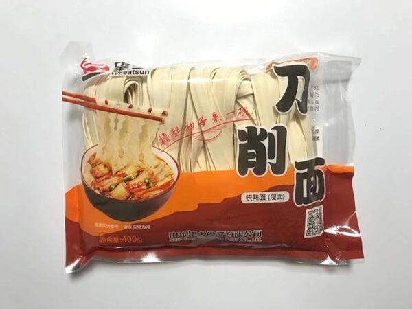 Bogo Toushou Noodles, Chinese Ramen, Elasticity, Authentic Flavor, Chinese Food, Chinese Noodles, Wet Surface, 14.1 oz (400 g)