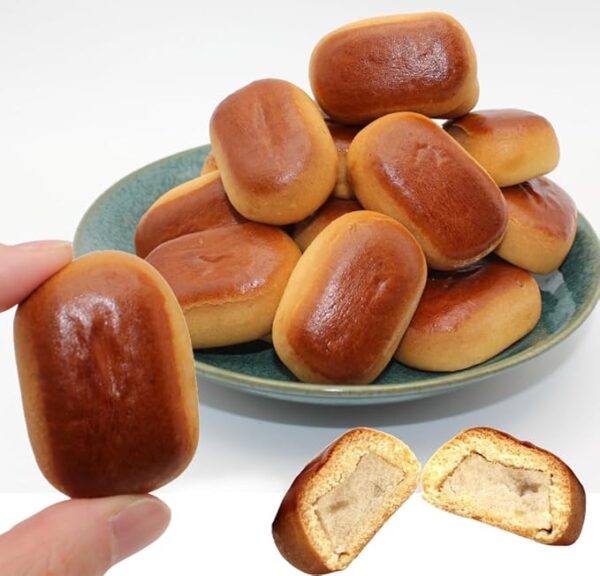 Chestnut Japanese sweets, Plenty of 24 Pieces (12 Pieces x 2 Bags), Single Bite Japanese sweets, Individual Packaging, Japanese Sweets, White Bean - Image 2