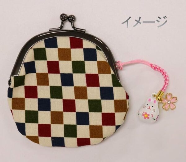 Matsumi Kogei Nettsuke, Made in Japan, 0.6 x 0.6 x 3.5 inches (1.5 x 1.5 x 9 cm), Cherry Blossom Cat Bell - Image 6