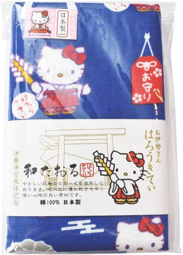 Mie Limited Edition, Japanese Taoru, Ise Jingu Shrine Visit Commemorative Ose-san Haharekitei DIKM Towel, Gauze Towel, Hello Kitty, Ise Shima, Mie Prefecture, Souvenir, Local Characters, Miscellaneous - Image 3