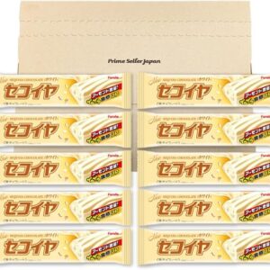 Furuta Sequoia Chocolate, White, 0.6 oz (18 g), Set of 10 PSJBOX Chocolate, Sweets