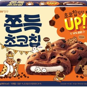 Mochi Chocolate Chip 8.5 oz (240 g) (12 pieces) Korean Sweets/Korean Souvenirs/Cookie Sweets