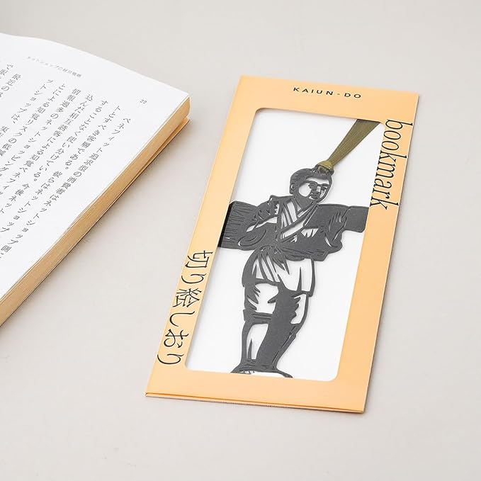 KAIUN-DO Bookmark with "Saigo Takamori" Motif Bookmark Funny Present Japanese Traditional Culture Japanese Souvenir Delight - Image 5